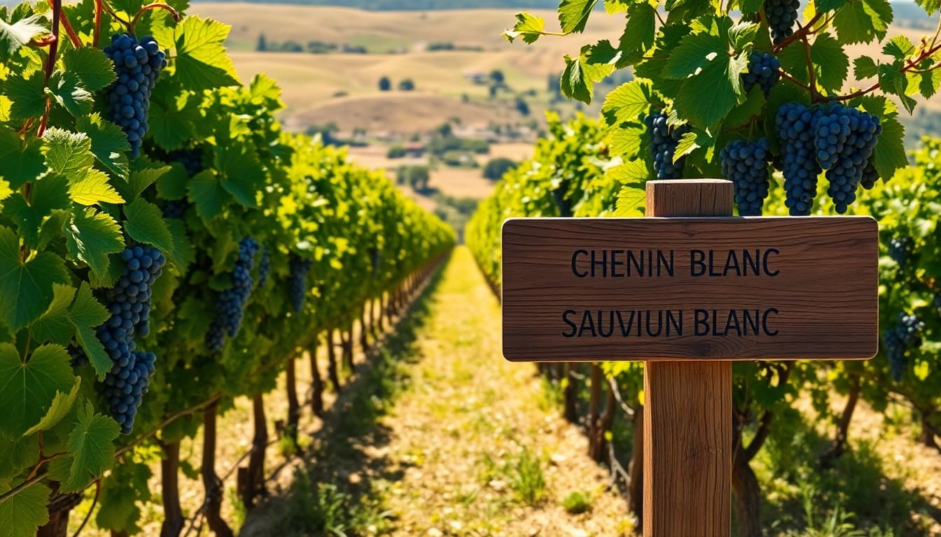 Experience clarksburg AVA wines varietals in lush vineyards under bright sunlight.