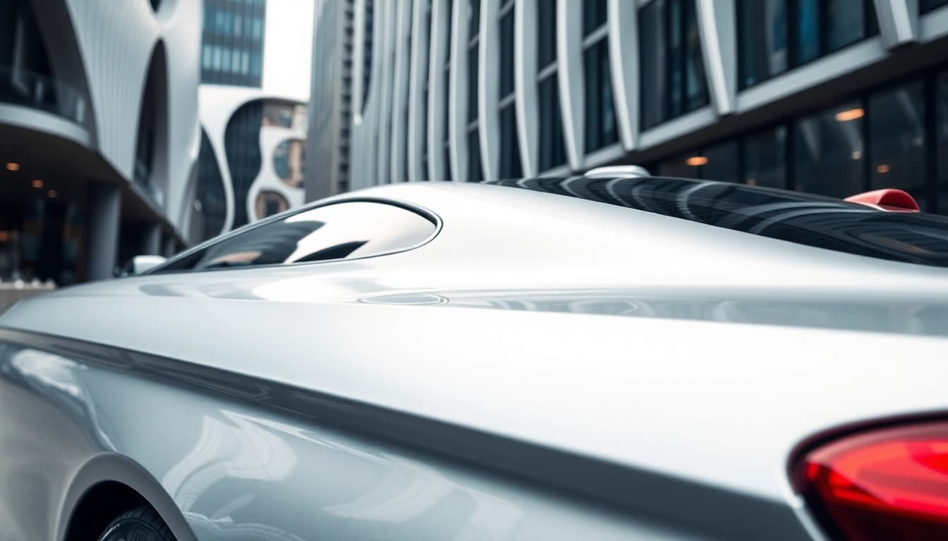 Experience the elegance of a Luxury BMW car parked in a sophisticated urban setting.