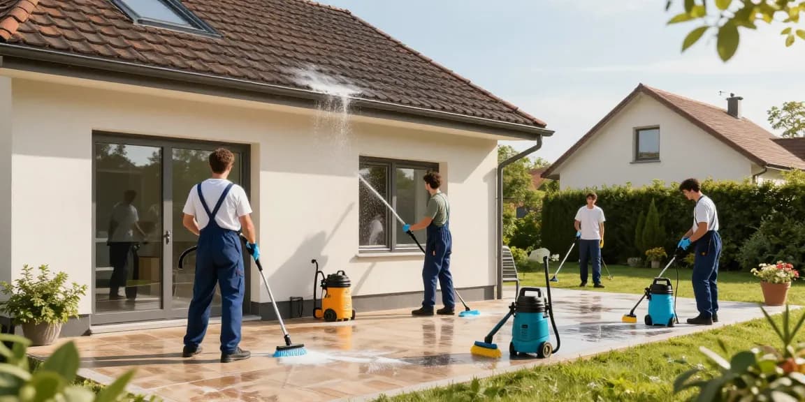 Reinigung Eschenburg: Professionelle Fassadenreinigung mit umweltschonenden Mitteln.