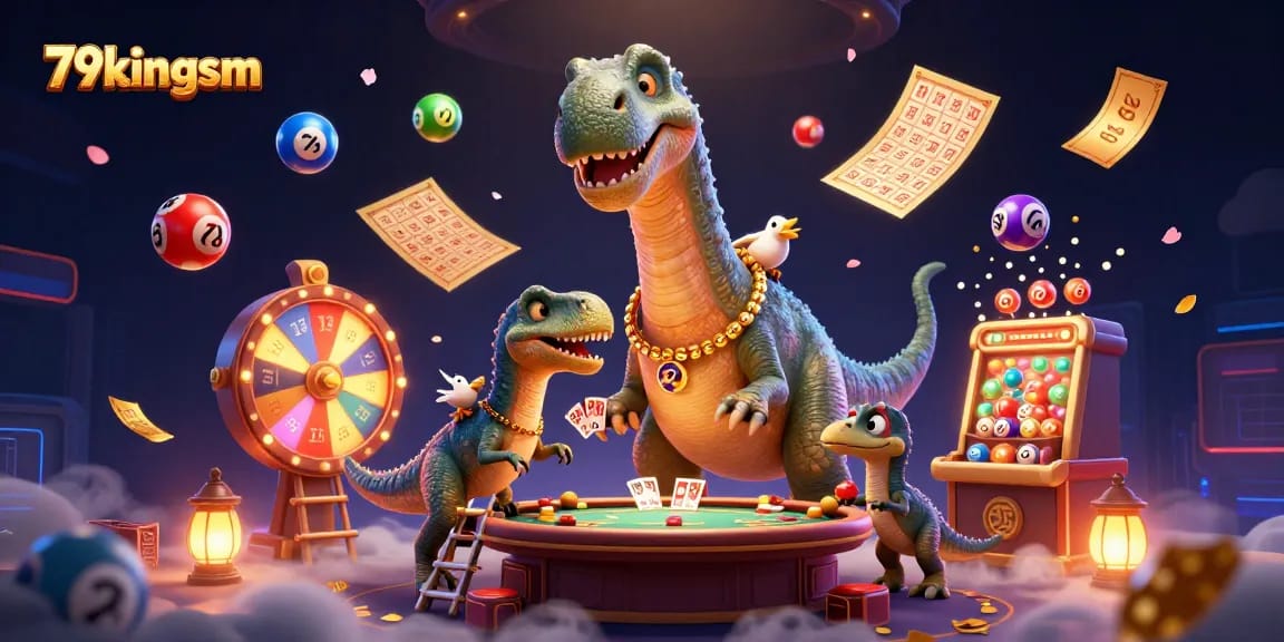Immerse in 79kingsm’s exciting action with a vibrant 3D casino scene full of colorful games.