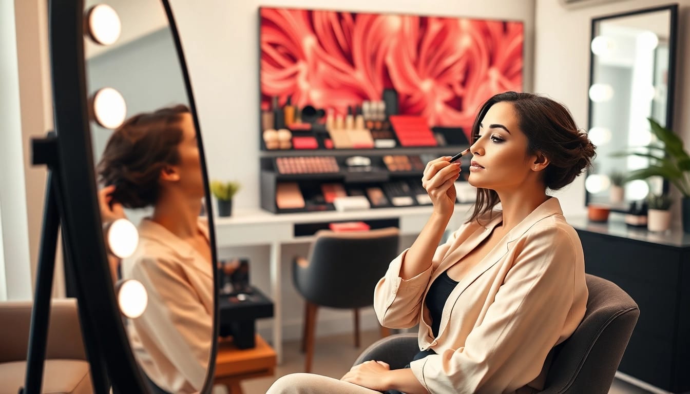 Realizzare trucco personalizzato con artistry e attenzione ai dettagli per ogni cliente.