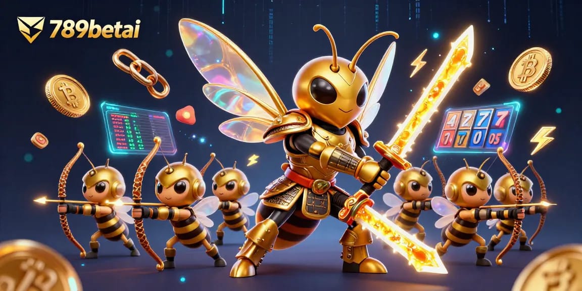 Engage in exciting gameplay with the vibrant 789betai characters in a dynamic casino setting.