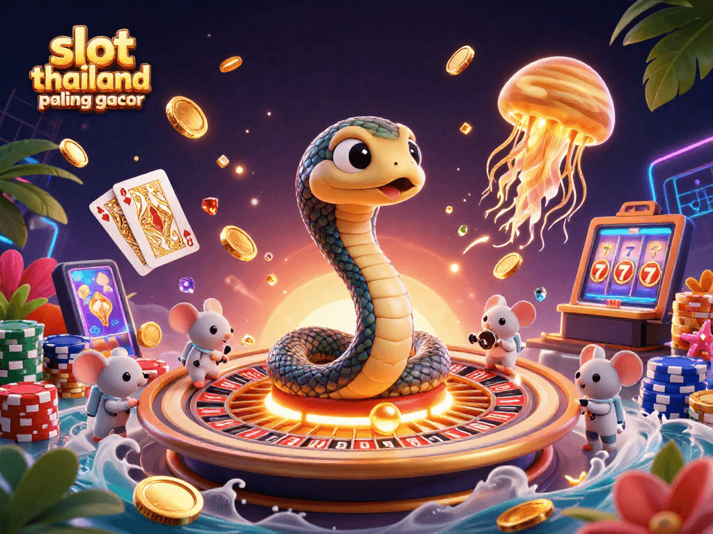 Experience thrilling gameplay with slot thailand paling gacor illustrating cosmic casino fun amidst vibrant visuals.