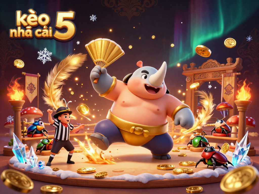 Experience thrilling action with kèo nhà cái 5 in this dynamic 3D casino scene