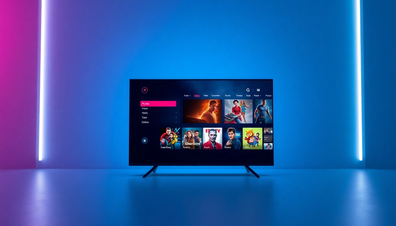 Engaging display of free iptv trial offerings on a modern device showcasing popular content.