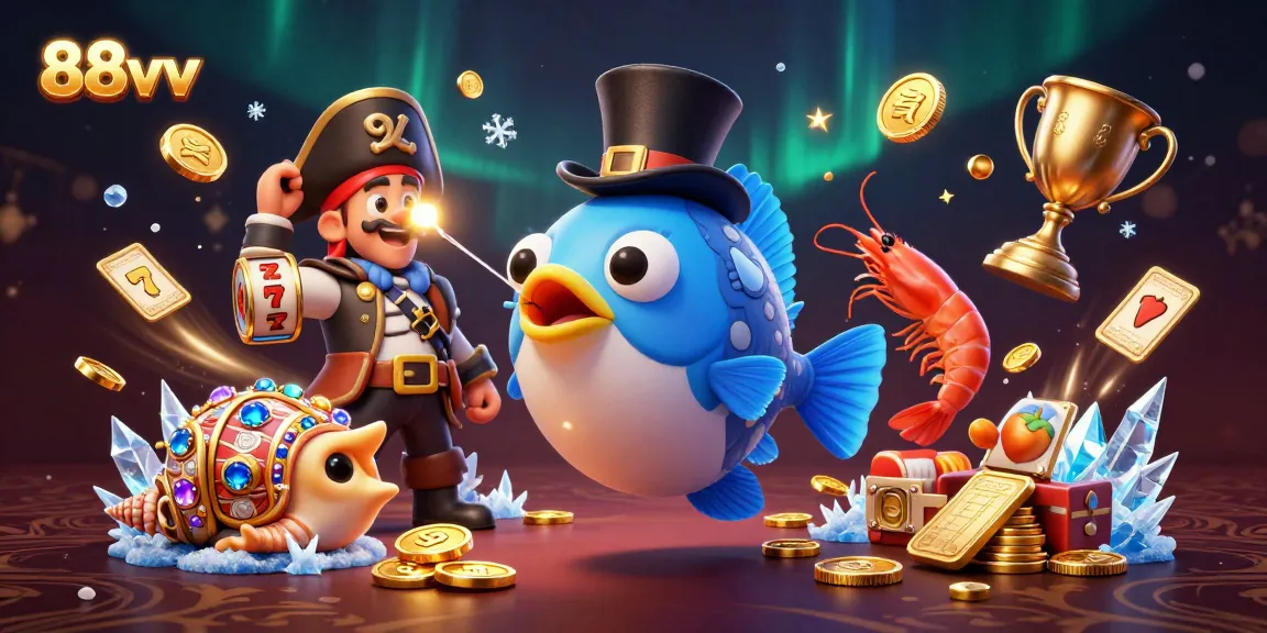Engage with thrilling slots at 88vv featuring unique underwater characters and vibrant game elements.