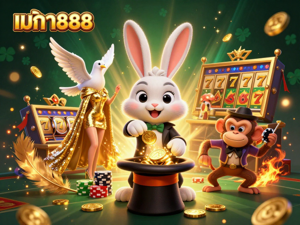 สนุกไปกับเมก้า888 ผ่านเกมสล็อตออนไลน์ที่มีกราฟิกสวยงามและโบนัสมากมาย