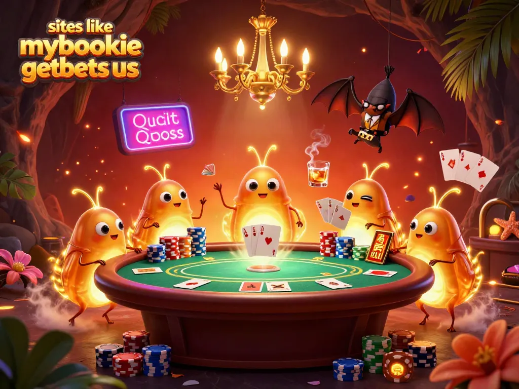 Engage with top offshore sites like mybookie getbets us through a lively cartoon casino scene.