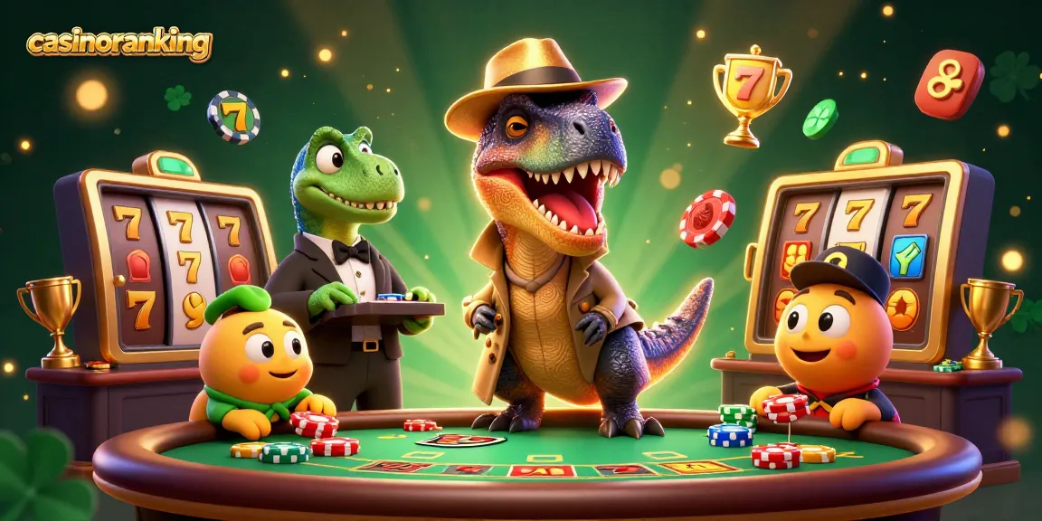 Engage with top gambling strategies at casinoranking through a vibrant 3D casino scene.