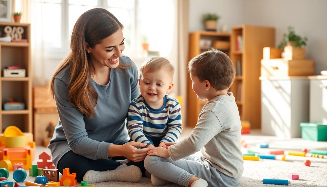 Engaging ABA therapy in Troy session showcasing interaction between therapist and child.
