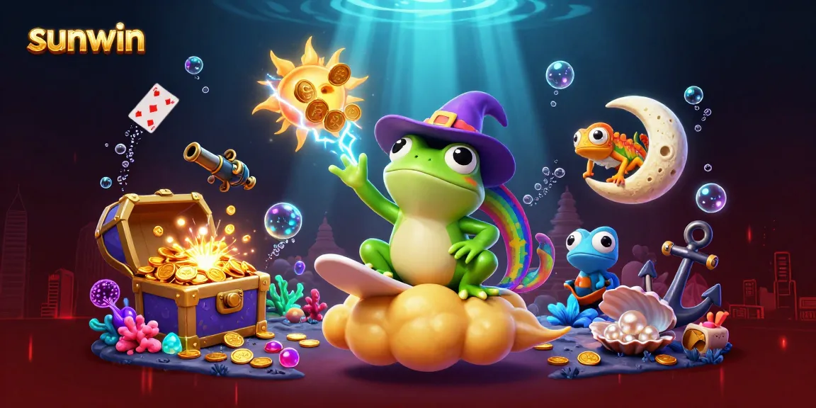 Unleash excitement with sunwin's enchanting gaming universe through a dynamic scene filled with vibrant characters and gold.