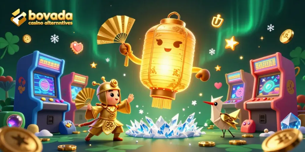 Experience the excitement of bovada casino alternatives with glowing machines and magical characters.