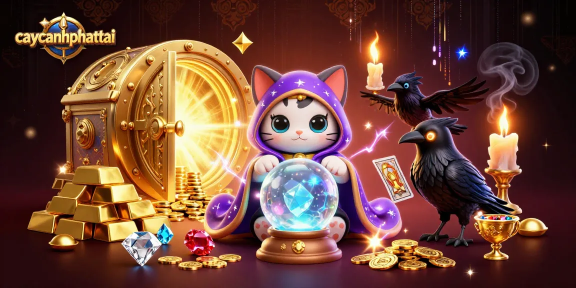 Engage in the vibrant caycanhphattai gameplay featuring mystical characters and golden treasures.