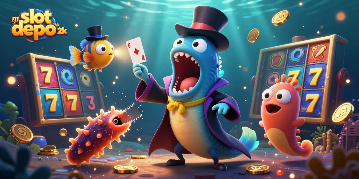 Slot depo 2k menghadirkan aksi menarik dengan makhluk laut dalam yang berinteraksi di kasino untuk pengalaman bermain yang menyenangkan.
