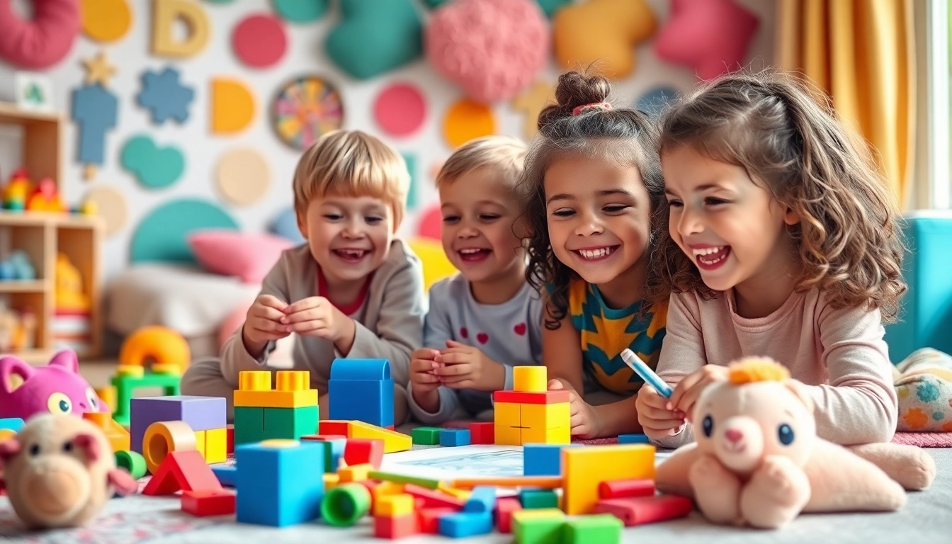 Encourage creativity with engaging screen-free toys for kids to learn more today in a vibrant playroom.