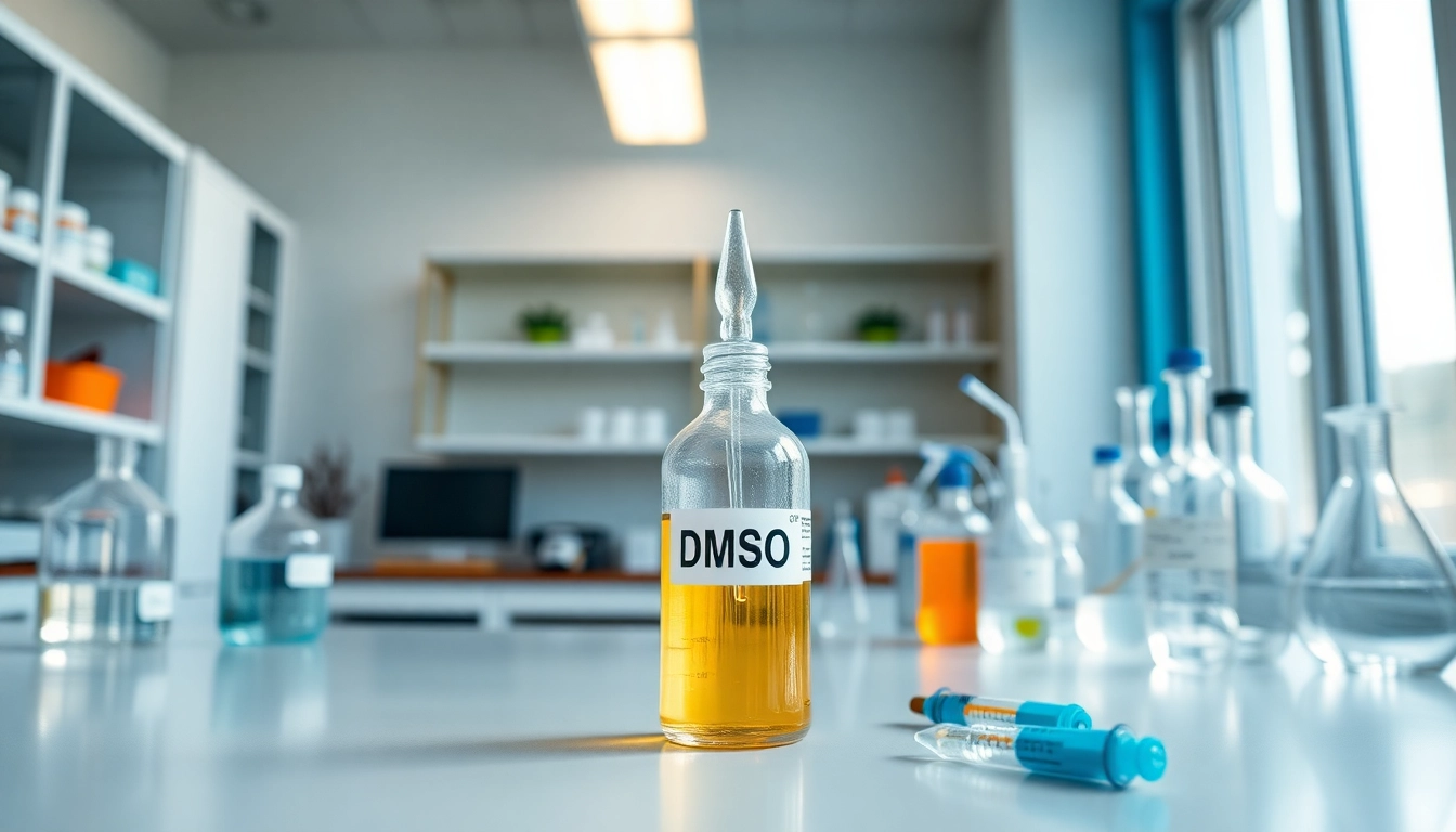 Explore dmso order with pure DMSO products in a professional lab setting.