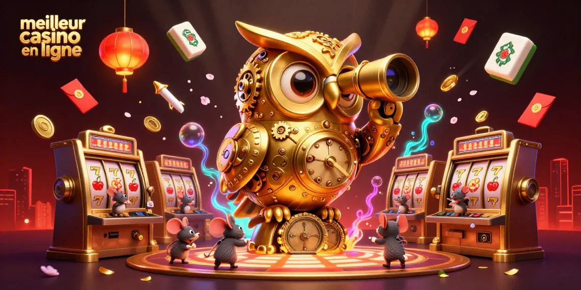 Découvrez le meilleur casino en ligne avec une scène ludique et atmosphérique comprenant des éléments de jeu captivants.