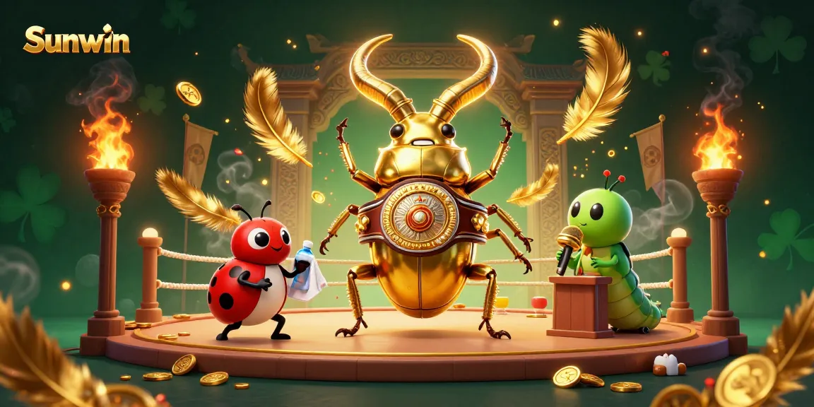 Engage in thrilling gameplay at Sunwin, featuring vibrant casino elements and unique characters.