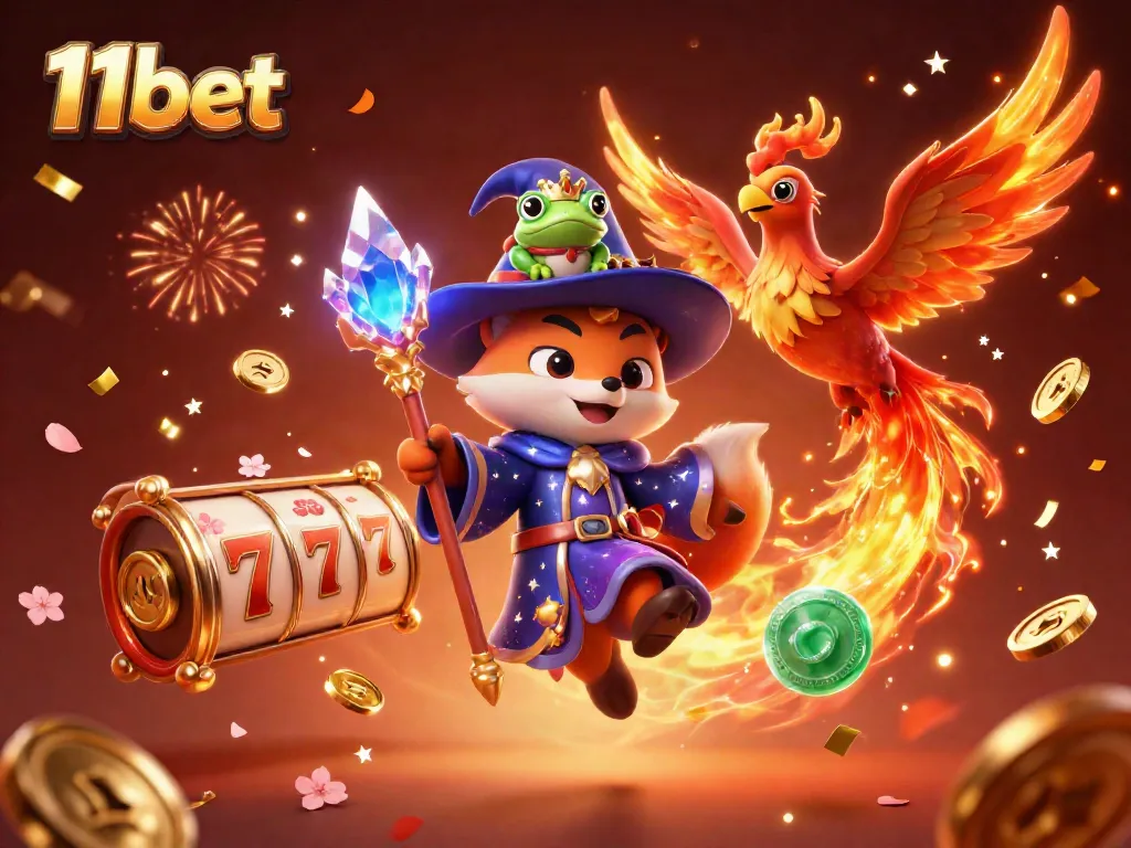 Experience thrilling moments at 11bet with a mystical gaming adventure featuring unique characters and vibrant slot elements.