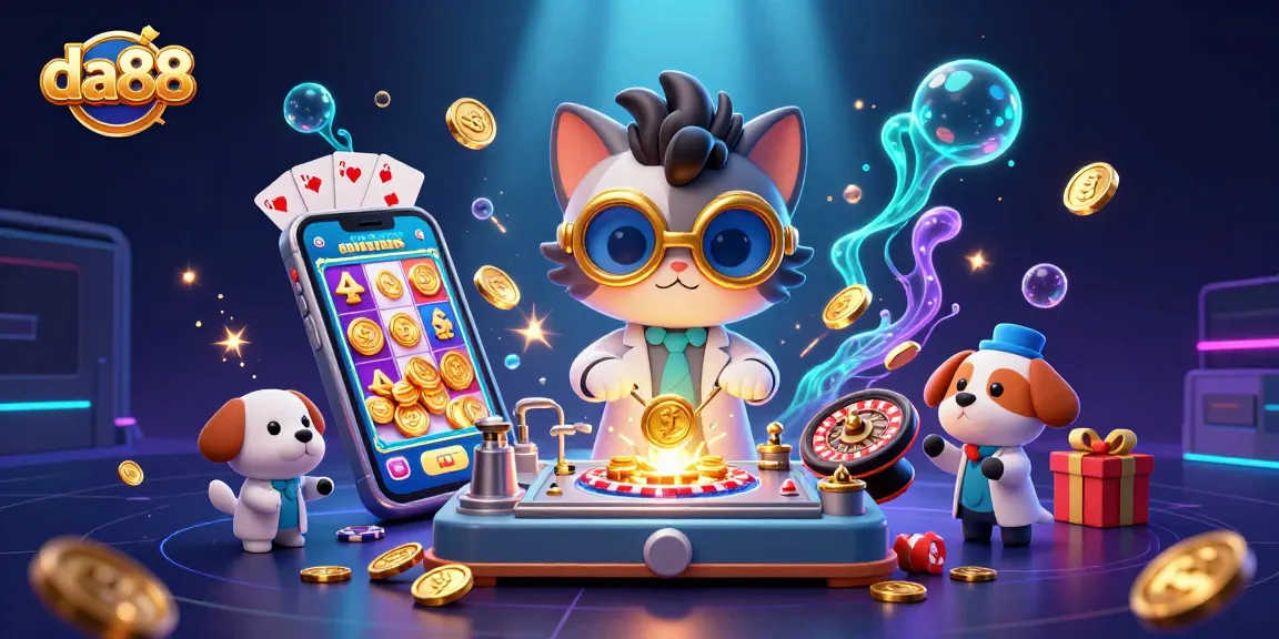 Experience thrilling casino fun at da88 with vivid gaming elements and dynamic characters!