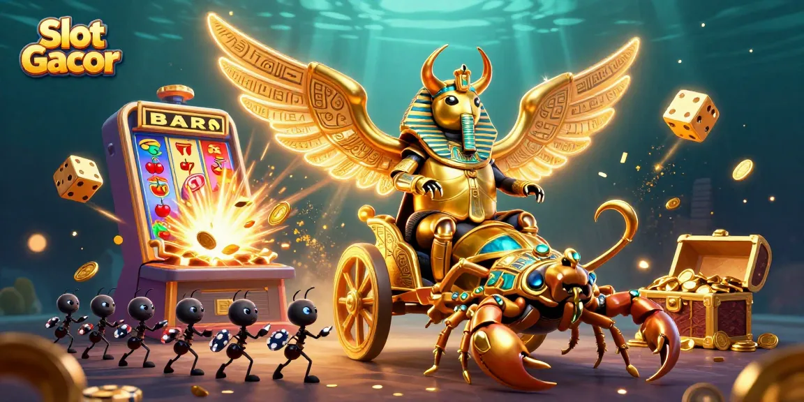 Slot Gacor menawarkan jackpot melimpah dengan pesona karakter kasino berlapis emas yang menarik perhatian.