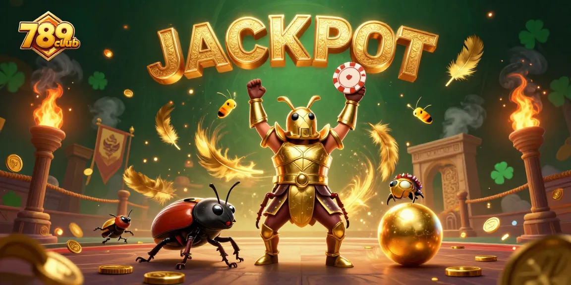 Join the excitement at 789club as a hero beetle claims victory in a thrilling gambling arena!