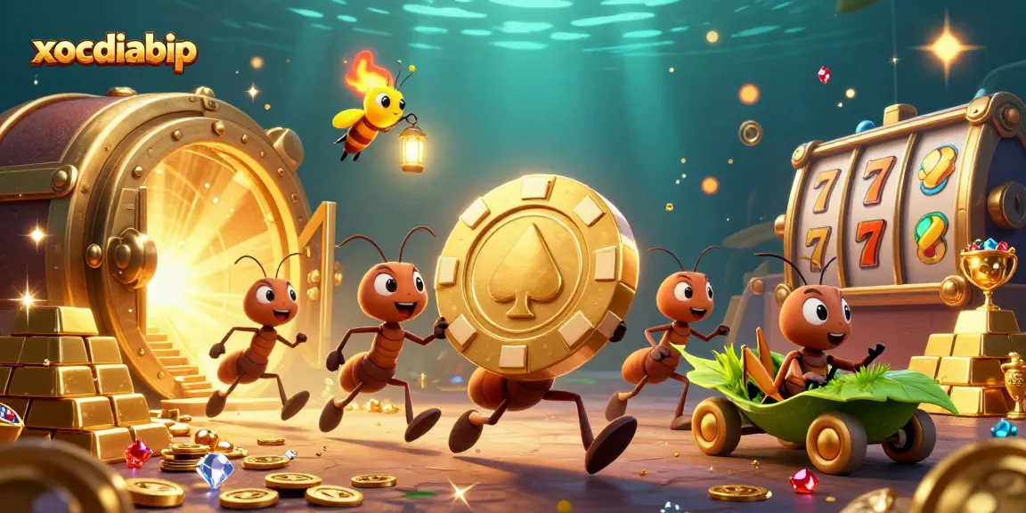 Experience the thrilling excitement of xocdiabip with a heist of golden poker chips!