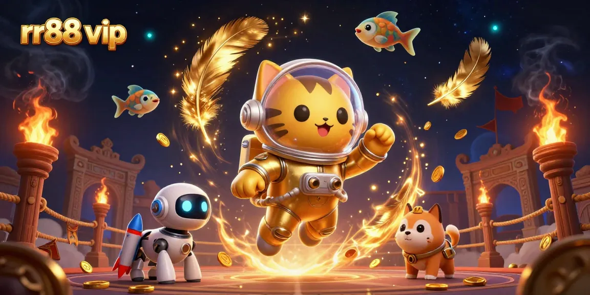 Betting and gaming excitement at rr88 vip with animated casino characters and dynamic elements.