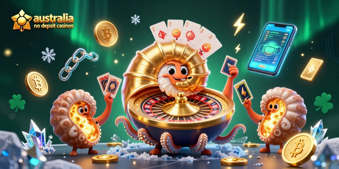 Experience exciting gameplay and bonuses with australia no deposit casinos, highlighting vibrant gaming elements and characters.