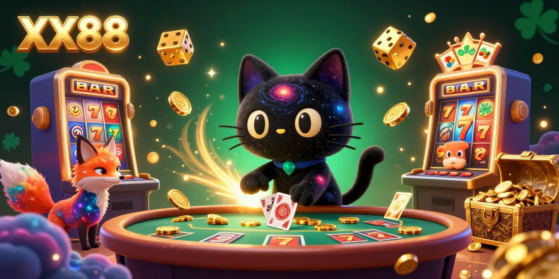 Experience the thrill of XX88 casino with dynamic characters, vibrant games, and immersive action.