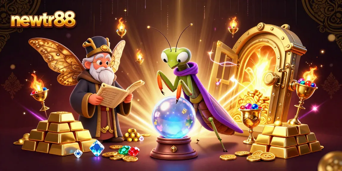 Experience newtr88's vibrant casino world filled with mystical fortune tellers and treasures