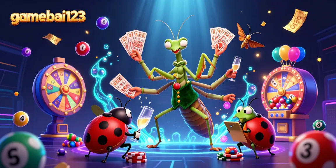 Engage in the dynamic gameplay of gamebai123 with vibrant casino elements and lively characters.