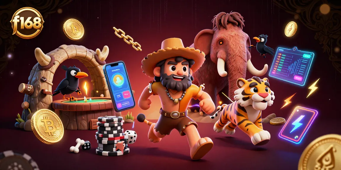 Engage with thrilling casino adventures at f168, featuring energetic characters and vibrant game elements.