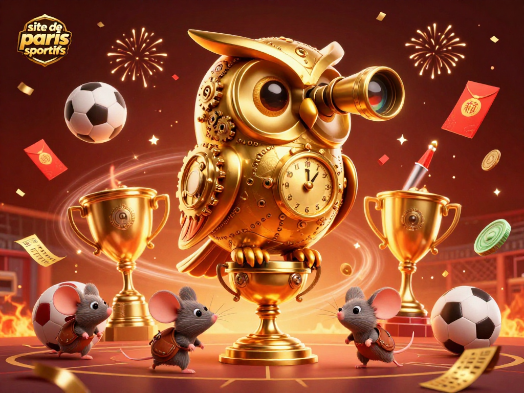 Pariez sur le site de paris sportifs avec une scène dynamique de paris sportifs animés.