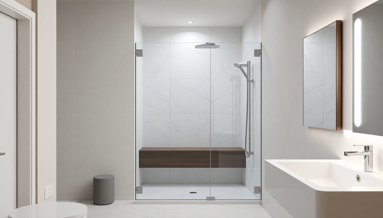 Showcase of elegant showers Australia with modern design and luxurious features in a contemporary bathroom.