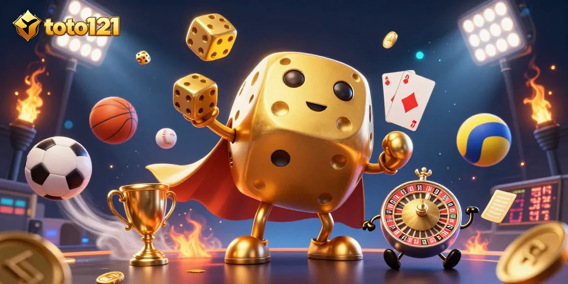 Engaging gameplay at toto121 with vibrant 3D characters and dynamic casino elements.