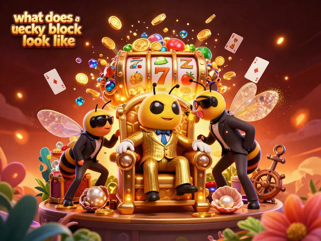 Discover what does a secret lucky block look like through this vibrant gaming experience filled with casino elements.