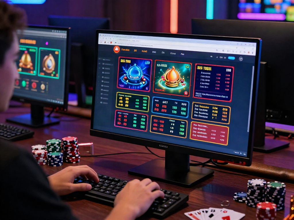 Experience exhilarating situs togel betting online, showcasing vibrant graphics and user engagement.