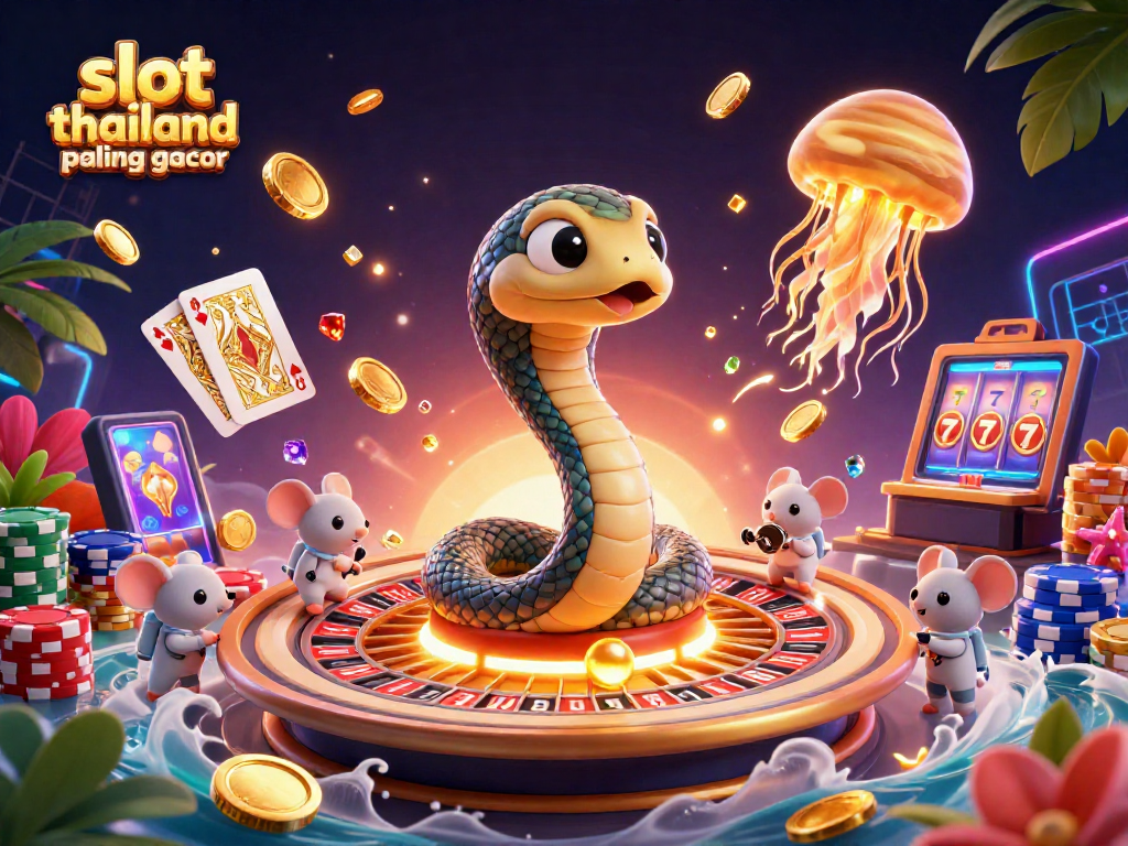 Experience thrilling gameplay with slot thailand paling gacor illustrating cosmic casino fun amidst vibrant visuals.