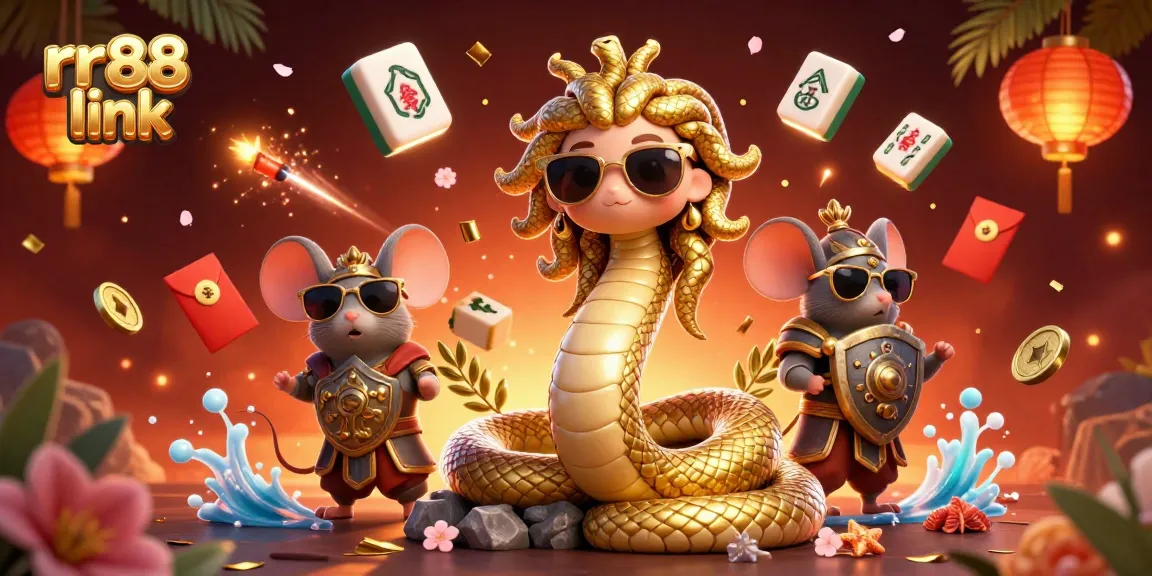 Experience the excitement of the rr88 link casino with vibrant characters and festive elements!