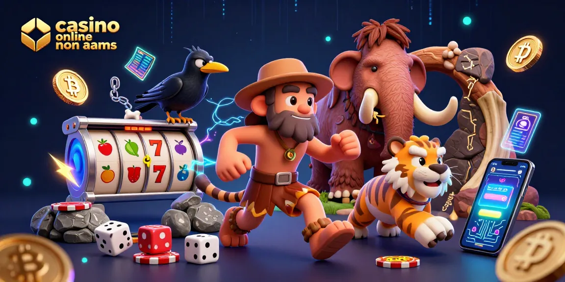 Gioca nei migliori giochi di casino online non aams con un casino preistorico e personaggi unici.