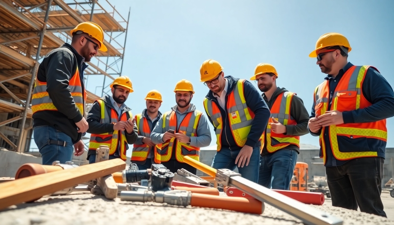 Construction apprenticeship Colorado program featuring hands-on training and professional tools.