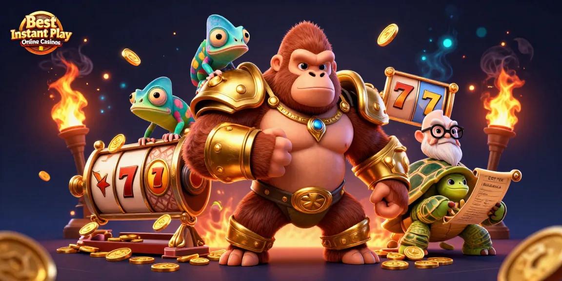 Experience the thrill of the Best Instant Play Online Casinos with dynamic game elements and engaging characters.