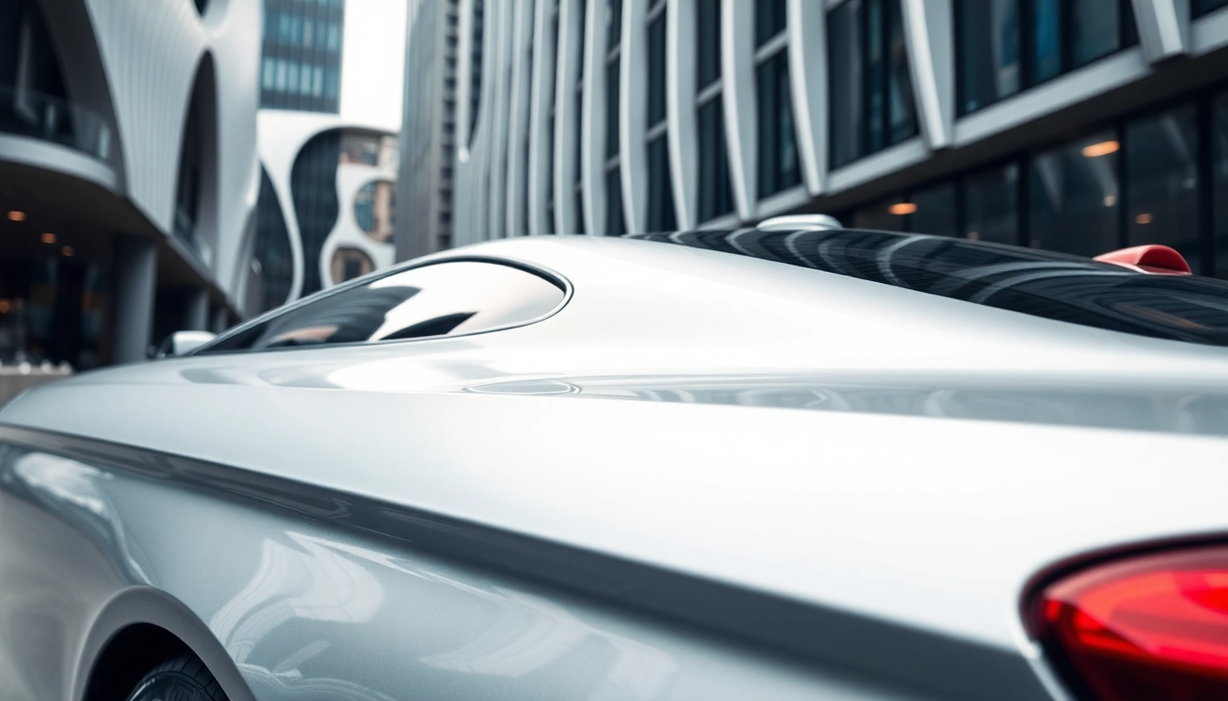 Experience the elegance of a Luxury BMW car parked in a sophisticated urban setting.