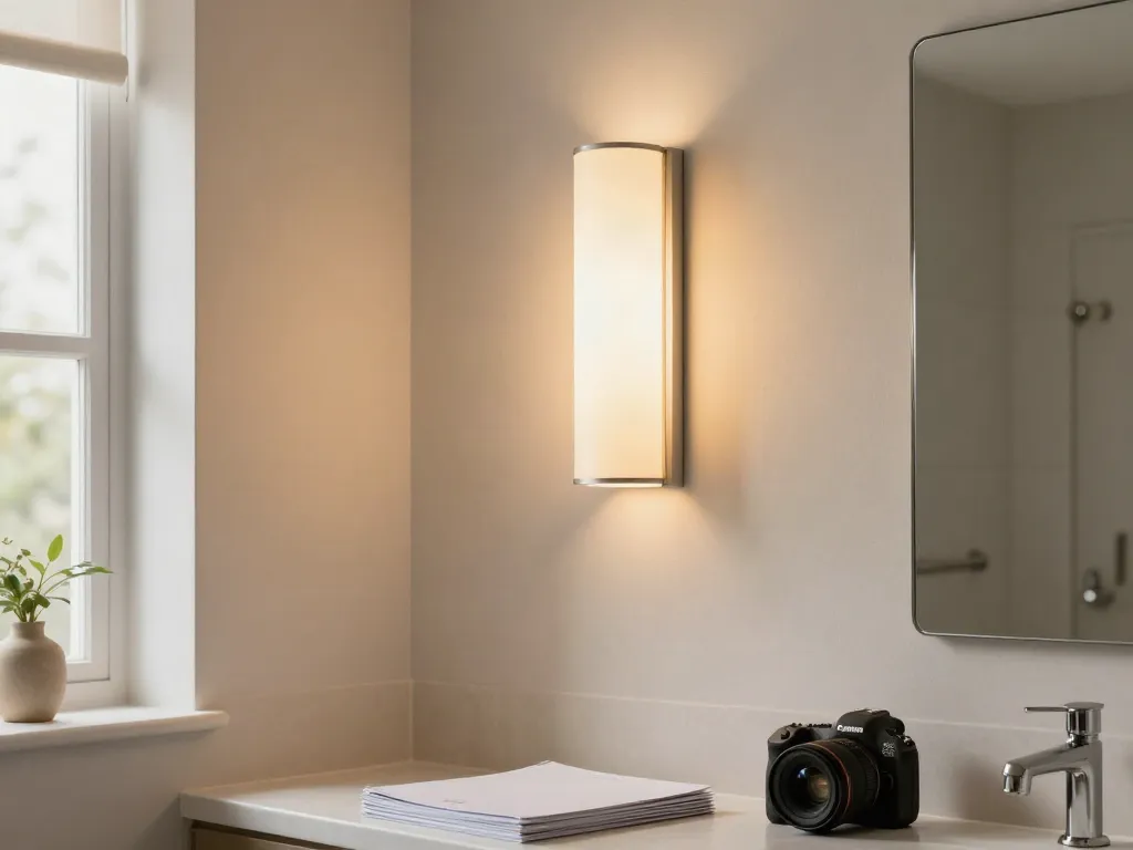 Aplica LED baie modernă, soluții economice, atmosferă caldă, iluminat eficient de la expert local.