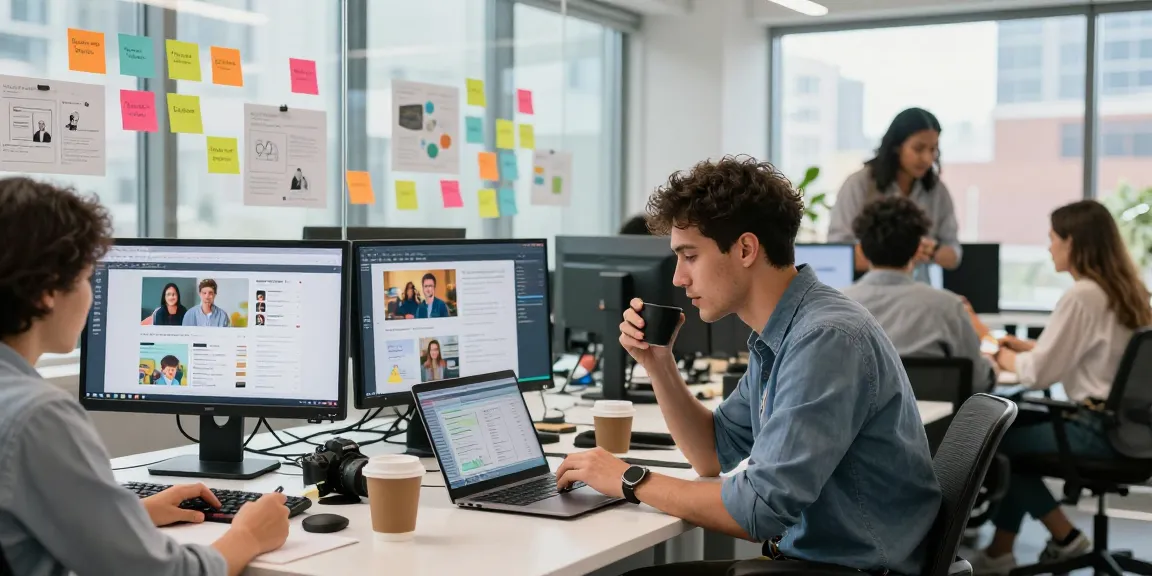 Marketing strategist analyzing 456bd campaigns in a modern office environment.