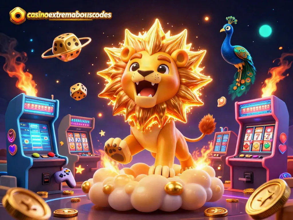 Engage with casinoextremebonuscodes through vibrant 3D illustration featuring dynamic casino elements