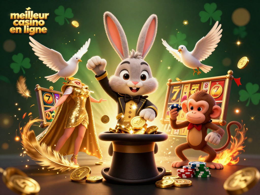 Le meilleur casino en ligne offre une expérience magique avec des gains en jetons d'or et des jeux captivants.