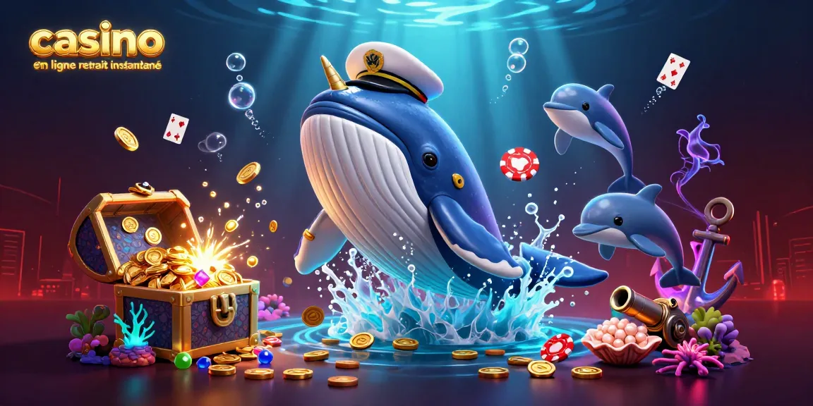 Jouer sur un casino en ligne retrait instantané avec des animaux marins et des éléments de jeux
