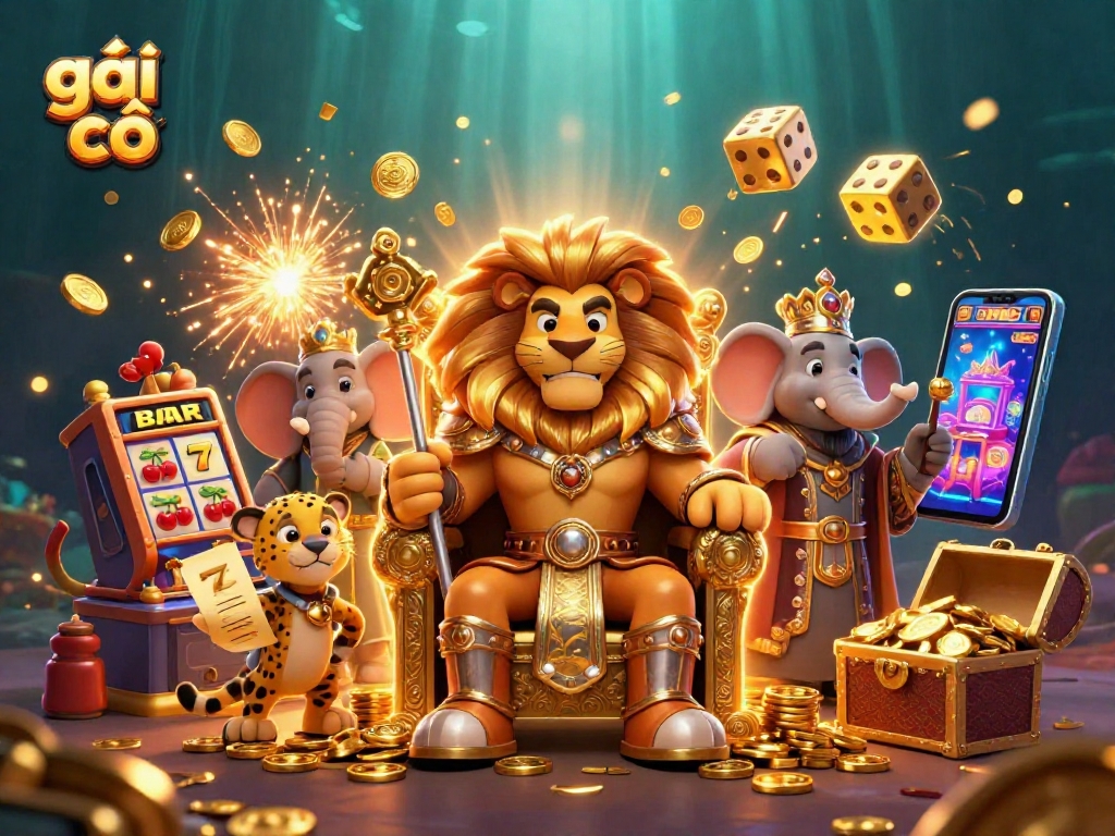 Gái gọi chiến thắng trong thế giới casino với sự hoành tráng từ các biểu tượng may mắn.